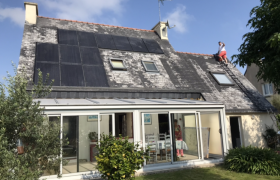 Application d’une peinture Régine sur Toiture à Guipavas 