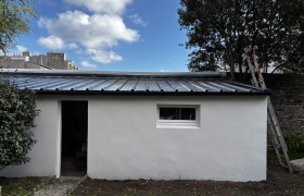 Remplacement d’une toiture de garage en bac acier à Brest (29200)